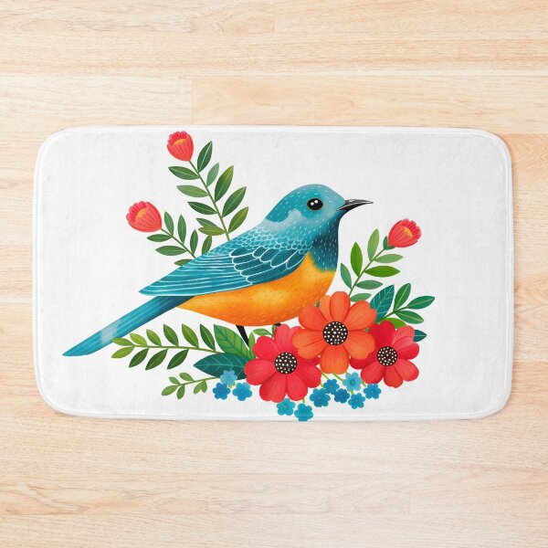 Item preview, Colorful Bird Floral Wall Art with Inspirational Quote designed and sold by LoveNurseries.