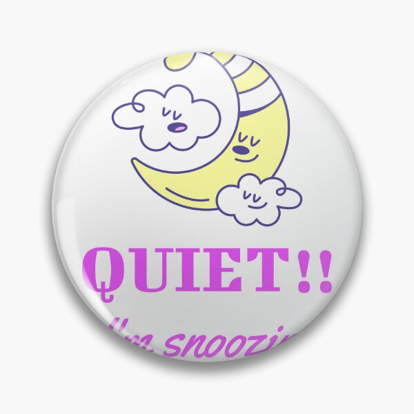 Item preview, Cute Sleep Shirt “Quiet!! I’m Snoozing” – Funny Lazy Pajama Tee designed and sold by Atlantic Flyer Designs.