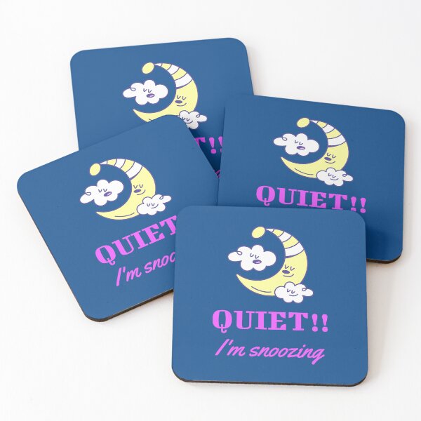 Item preview, Cute Sleep Shirt “Quiet!! I’m Snoozing” – Funny Lazy Pajama Tee designed and sold by Atlantic Flyer Designs.