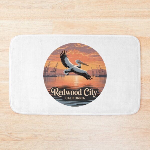 Item preview, Redwood City California: Pelican in Flight  designed and sold by CircinusStore.