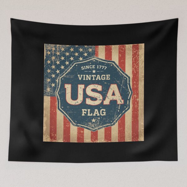 Item preview, Vintage USA Flag – 1777 Heritage Design  designed and sold by KapiPrint.