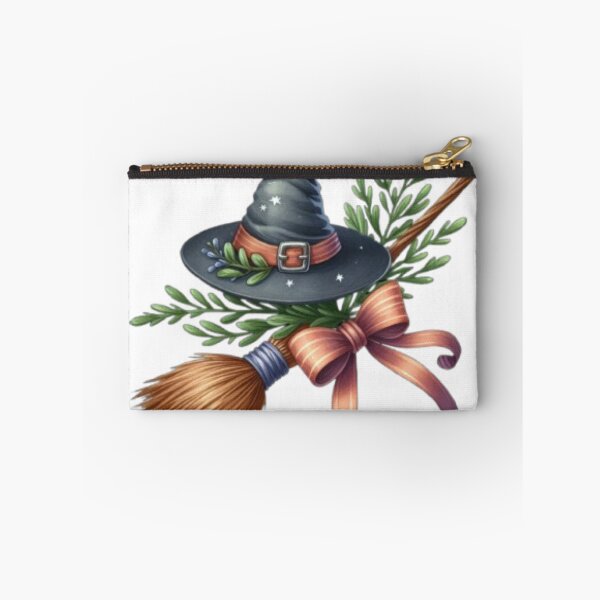 Item preview, Witch Hat Broom Aesthetic | Cozy Halloween Cottagecore | Gift for Women designed and sold by SOLIORA  ATELIER.