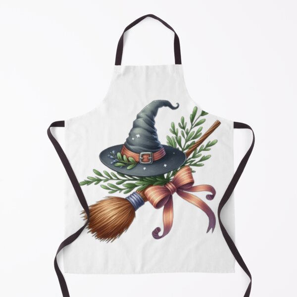 Item preview, Witch Hat Broom Aesthetic | Cozy Halloween Cottagecore | Gift for Women designed and sold by SOLIORA ATELIER.