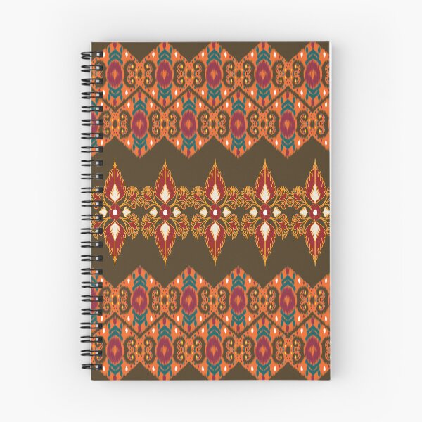 Item preview, Vibrant ethnic ikat pattern with ornamental floral motif. designed and sold by AdesignbyG.