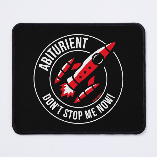 Item preview, High school graduate – Don’t Stop Me Now! (Abitur / Rocket / NEG 2C) designed and sold by Roderix.