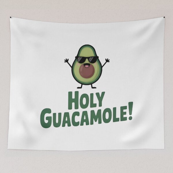 Item preview, Holy Guacamole Funny Avocado Cartoon designed and sold by Zanigold.