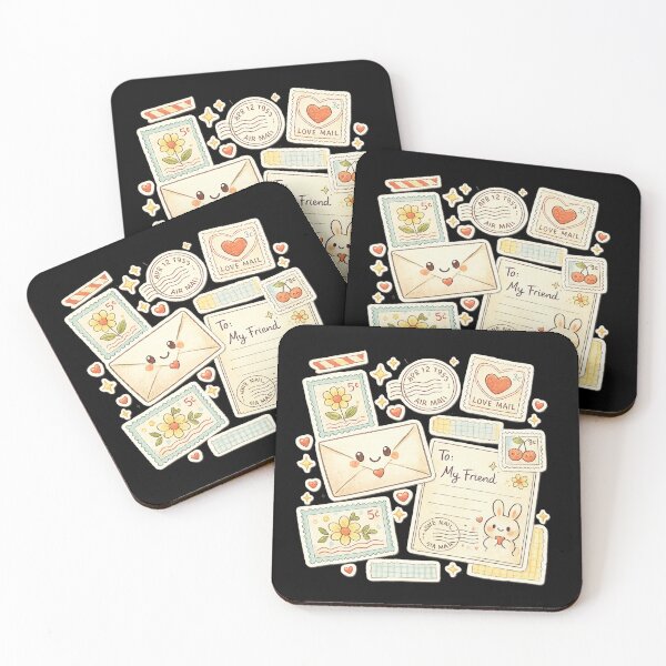 Item preview, Pen Pals Forever Snail Mail Club Cute Stationery Sticker Design designed and sold by graphicbidu.