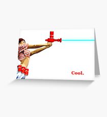 Coka Cola Advertisement Greeting Card