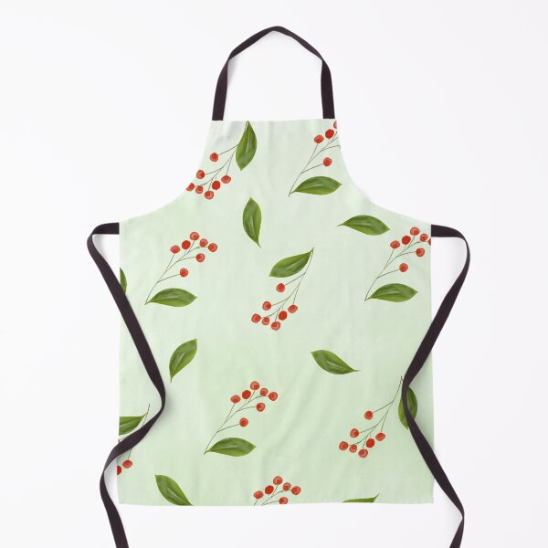 Item preview, Minimal Berry Leaves Seamless Pattern Design designed and sold by Cutethings3.