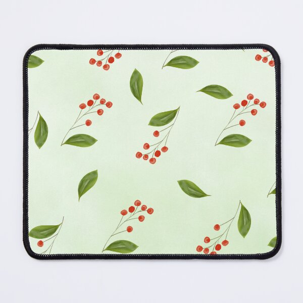 Item preview, Minimal Berry Leaves Seamless Pattern Design designed and sold by Cutethings3.