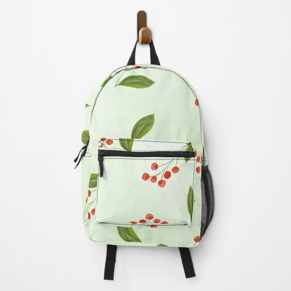 Item preview, Minimal Berry Leaves Seamless Pattern Design designed and sold by Cutethings3.