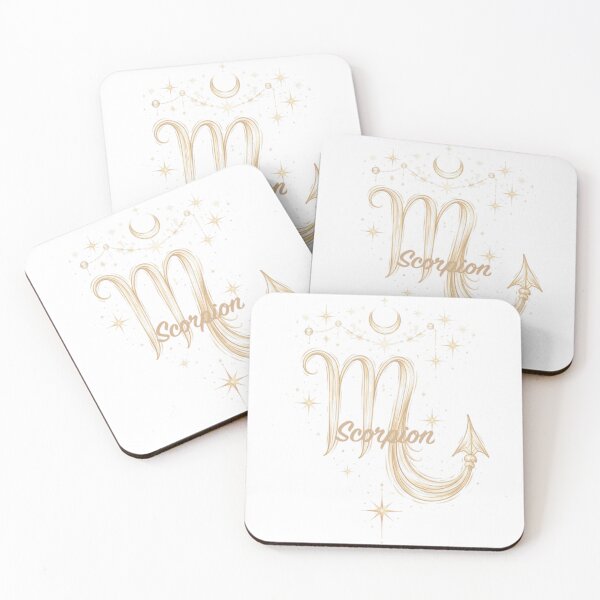 Item preview, Scorpio Sign Minimalist Gold designed and sold by orely14.