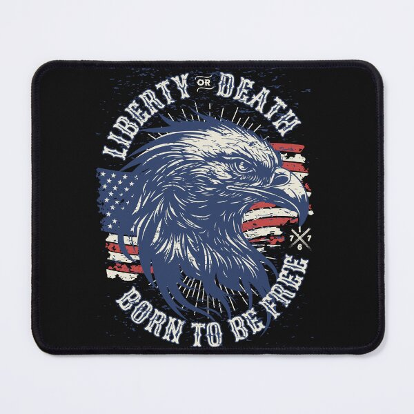 Item preview, Liberty or Death American Eagle Vintage Patriotic Design designed and sold by SoulTreasures.