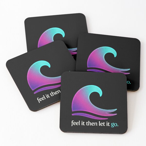 Item preview, Neurodivergence Wave Mental Health Let It Go designed and sold by PixelQ.