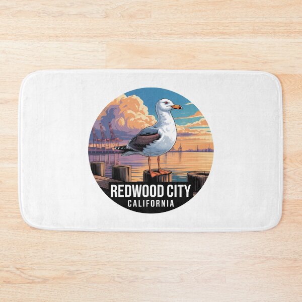 Item preview, Redwood City California: Seagull Harbor Sunset  designed and sold by CircinusStore.