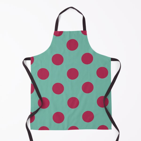 Item preview, LARGE POLKA DOTS 50-20. FUCHSIA PINK AND OLIVE designed and sold by isamartindesign.