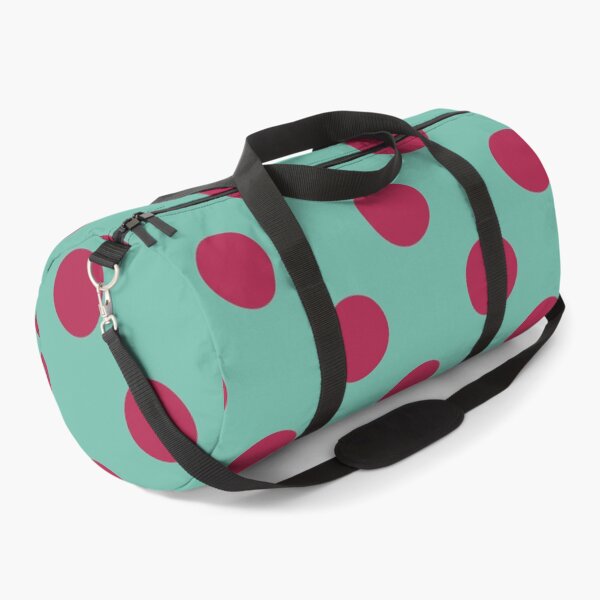 Item preview, LARGE POLKA DOTS 50-20. FUCHSIA PINK AND OLIVE designed and sold by isamartindesign.