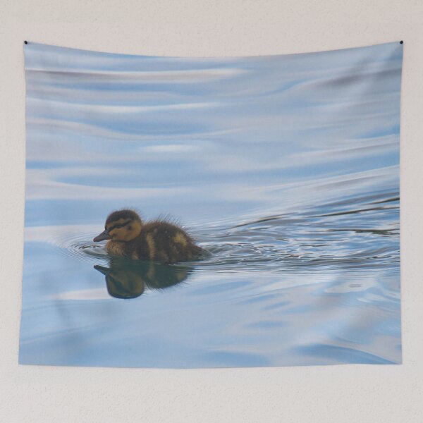 Item preview, Ducklings on calm water designed and sold by ShahrukMoments.