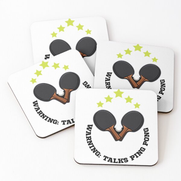 Item preview, Warning: Talks Ping Pong - Funny Table Tennis Player Graphic T-Shirt designed and sold by OhMyPingCo.