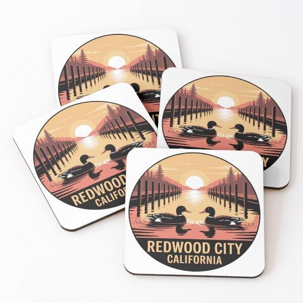 Item preview, Redwood City California: Ducks at Sunset designed and sold by CircinusStore.