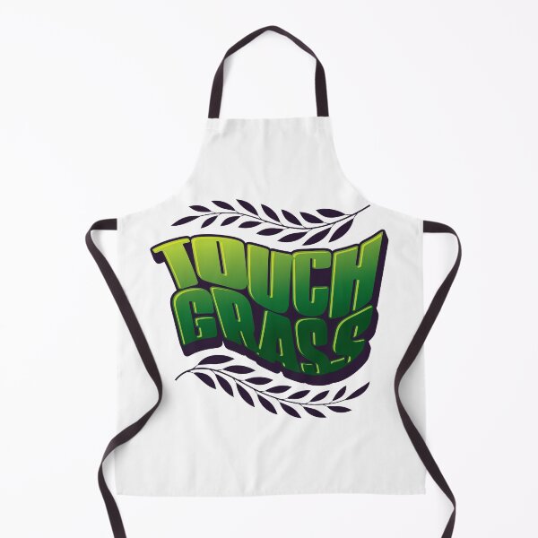 Item preview, Touch Grass Wavy Green Lettering designed and sold by wickedpretty.