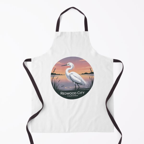 Item preview, Redwood City California: Egret at Sunset designed and sold by CircinusStore.