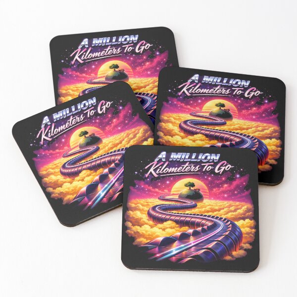 Item preview, Endless Serpentine Road Retrowave Graphic designed and sold by agearb.