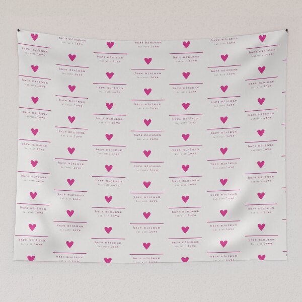 Item preview, Bare Minimum But With Love Neurodivergent Heart designed and sold by PixelQ.