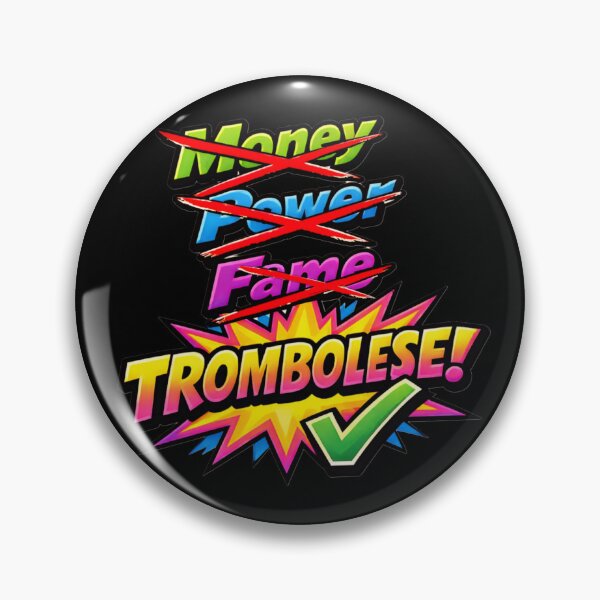 Item preview, 90s Music Parody Trombolese Misheard Lyrics Funny Sticker designed and sold by ArcanePrintsxo.