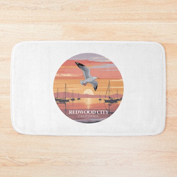 Item preview, Redwood City California: Seagull in Flight  designed and sold by CircinusStore.