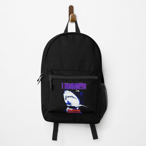 Item preview, Need Coffee Before People, Neon Shark Coffee Design – Dark Humor designed and sold by AreKreative.