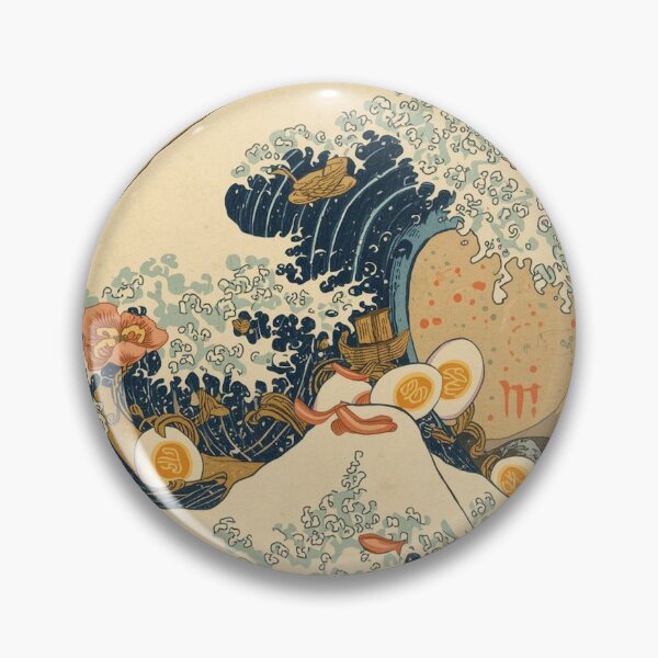Item preview, The Great Ramen Wave | Japanese Food Ukiyo-e Art Mashup designed and sold by Vandy Fullam.