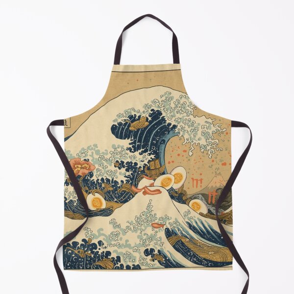 Item preview, The Great Ramen Wave | Japanese Food Ukiyo-e Art Mashup designed and sold by Vandy Fullam.