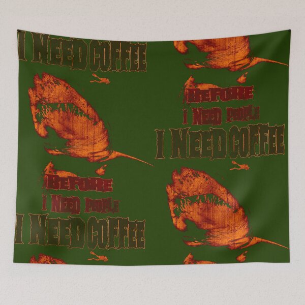Item preview, Minimal Shark Coffee Design – I Need Coffee Before People designed and sold by AreKreative.