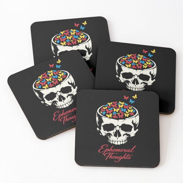 Item preview, Ephemeral Thoughts Skull Butterflies designed and sold by SnappyPNG.
