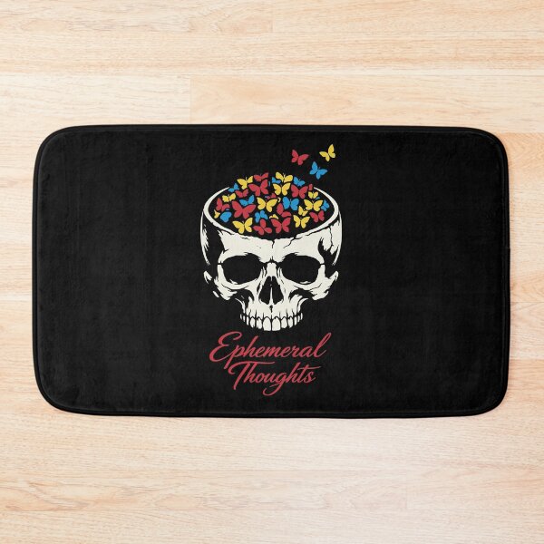 Item preview, Ephemeral Thoughts Skull Butterflies designed and sold by SnappyPNG.