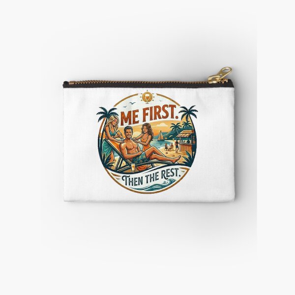 Item preview, Me First Then The Rest Funny Beach T-Shirt Summer Vacation Vibes designed and sold by GCCloverCo.