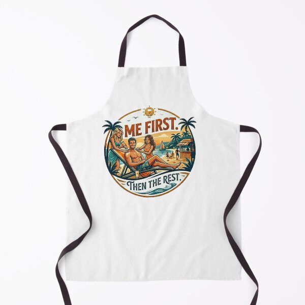 Item preview, Me First Then The Rest Funny Beach T-Shirt Summer Vacation Vibes designed and sold by GCCloverCo.