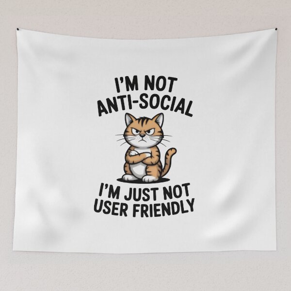 Item preview, Grumpy Cat Not User Friendly Funny Quote designed and sold by Zanigold.