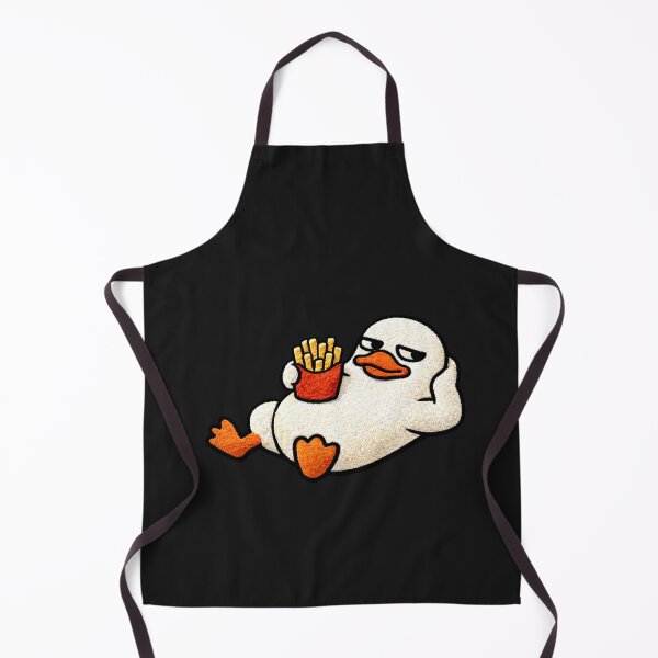 Item preview, Chill Fries Duck – Cute Chibi Duck Funny Food Kawaii Street Aesthetic Design designed and sold by ColorSplash123.