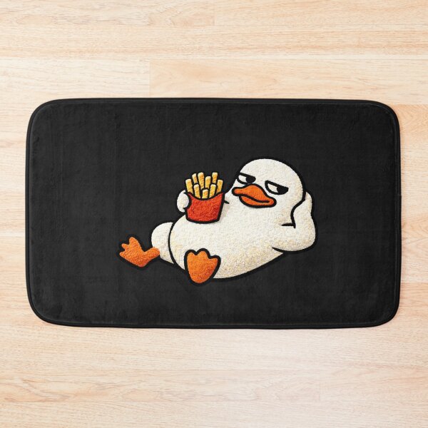 Item preview, Chill Fries Duck – Cute Chibi Duck Funny Food Kawaii Street Aesthetic Design designed and sold by ColorSplash123.