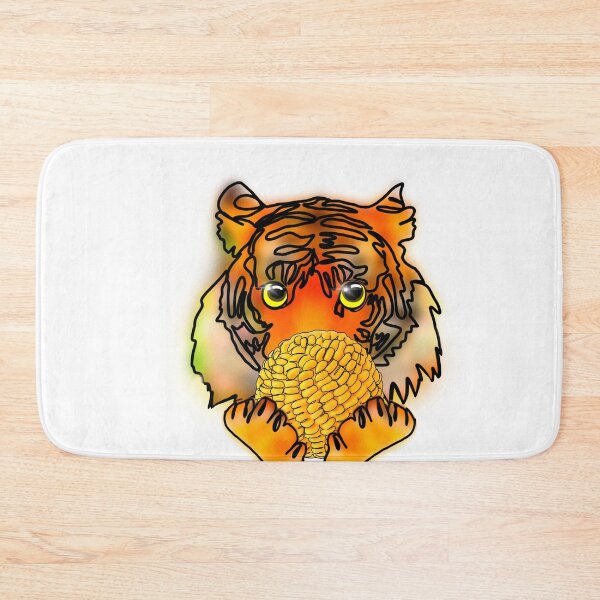 Item preview, Maple the Tiger cornball emoji - animalz  designed and sold by Ashley’sAnimalz.