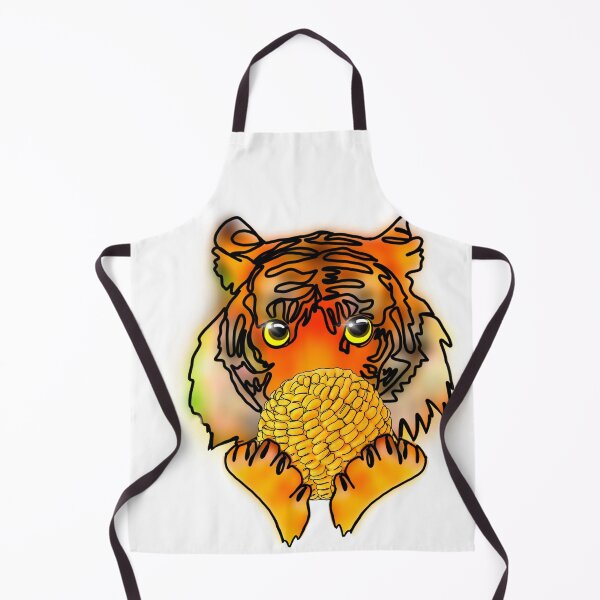 Item preview, Maple the Tiger cornball emoji - animalz designed and sold by Ashley’sAnimalz.