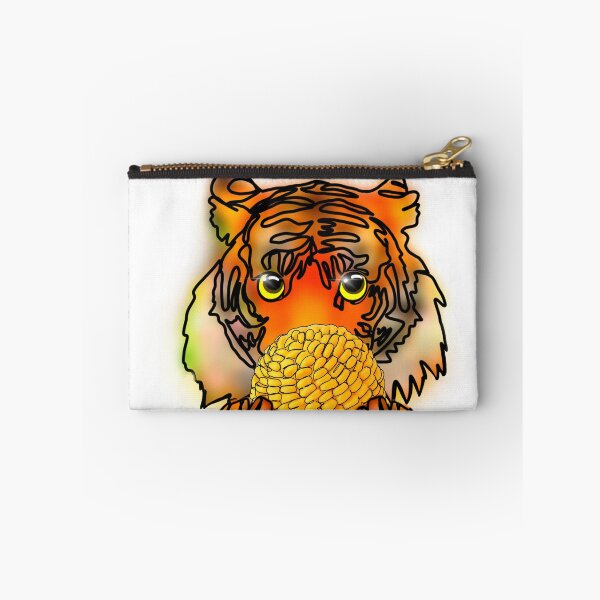 Item preview, Maple the Tiger cornball emoji - animalz  designed and sold by Ashley’sAnimalz.