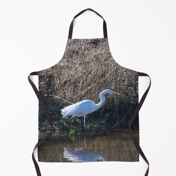 Item preview, Great egret on the shore designed and sold by ShahrukMoments.