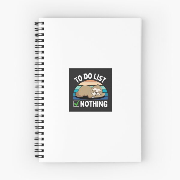 Item preview, To do list = Nothing  designed and sold by MoodByte .