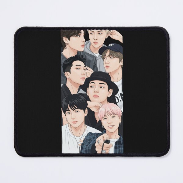 Item preview, Chibi K-pop Boy Group Fan Art designed and sold by RizziesDesign.