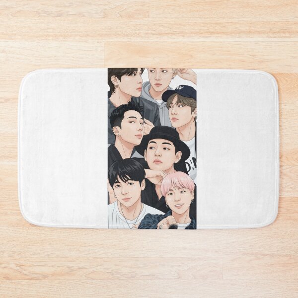 Item preview, Chibi K-pop Boy Group Fan Art designed and sold by RizziesDesign.