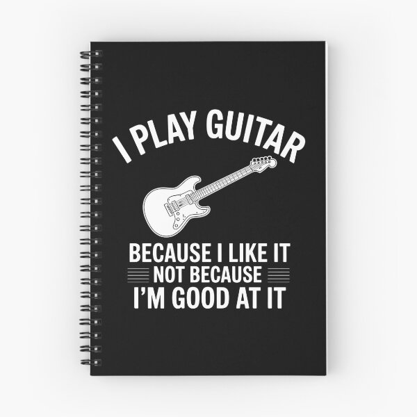 Item preview, I Play Guitar Because I Like It Not Because I'm Good At It Funny Guitar Player Design designed and sold by ZyziowskyArt.