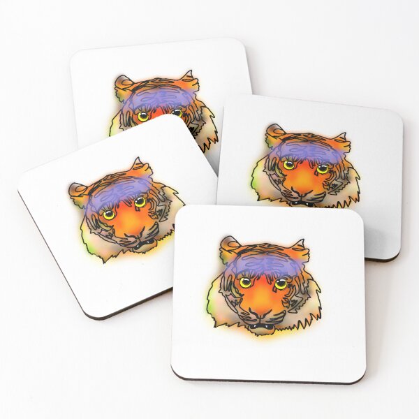 Item preview, Maple the Tiger gross emoji - animalz  designed and sold by Ashley’sAnimalz.